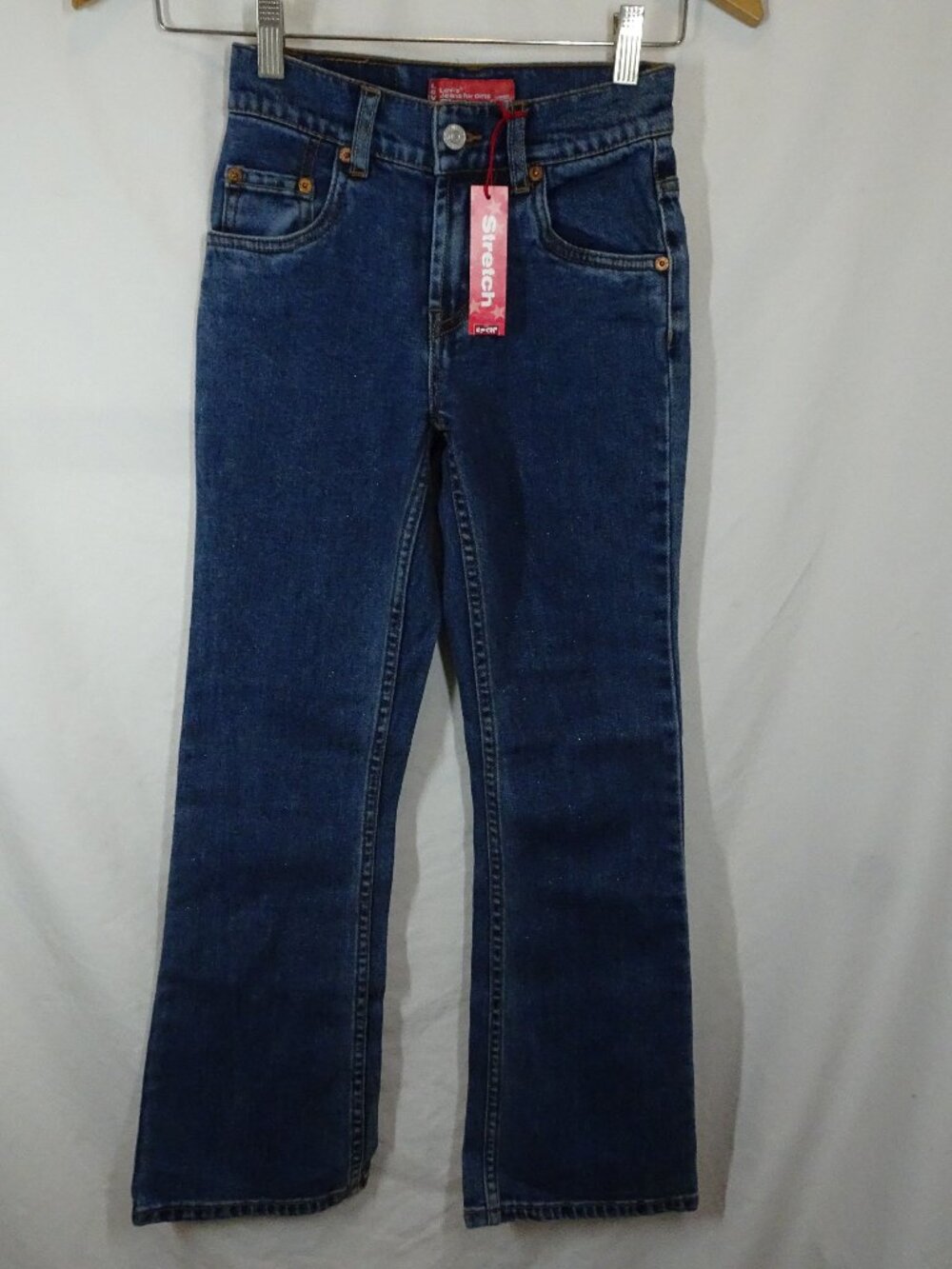 Vintage Y2K Levi's 517 Girls Youth Stretch Flare Slim Jeans Size 10